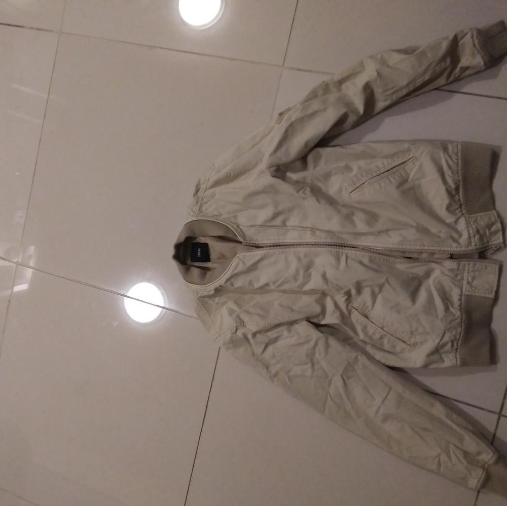 Asos Beige Bomber Jacket